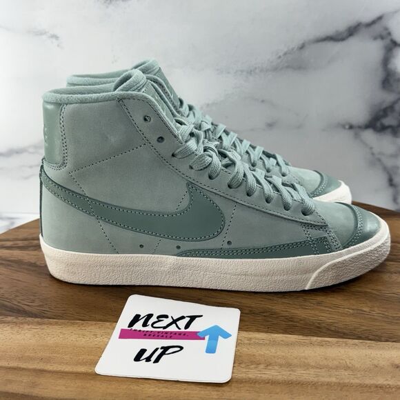 Womens size 7.5-Nike Blazer 77 PRM Mineral Sail Green DQ7572-300 Mid Sneakers - Picture 3 of 9